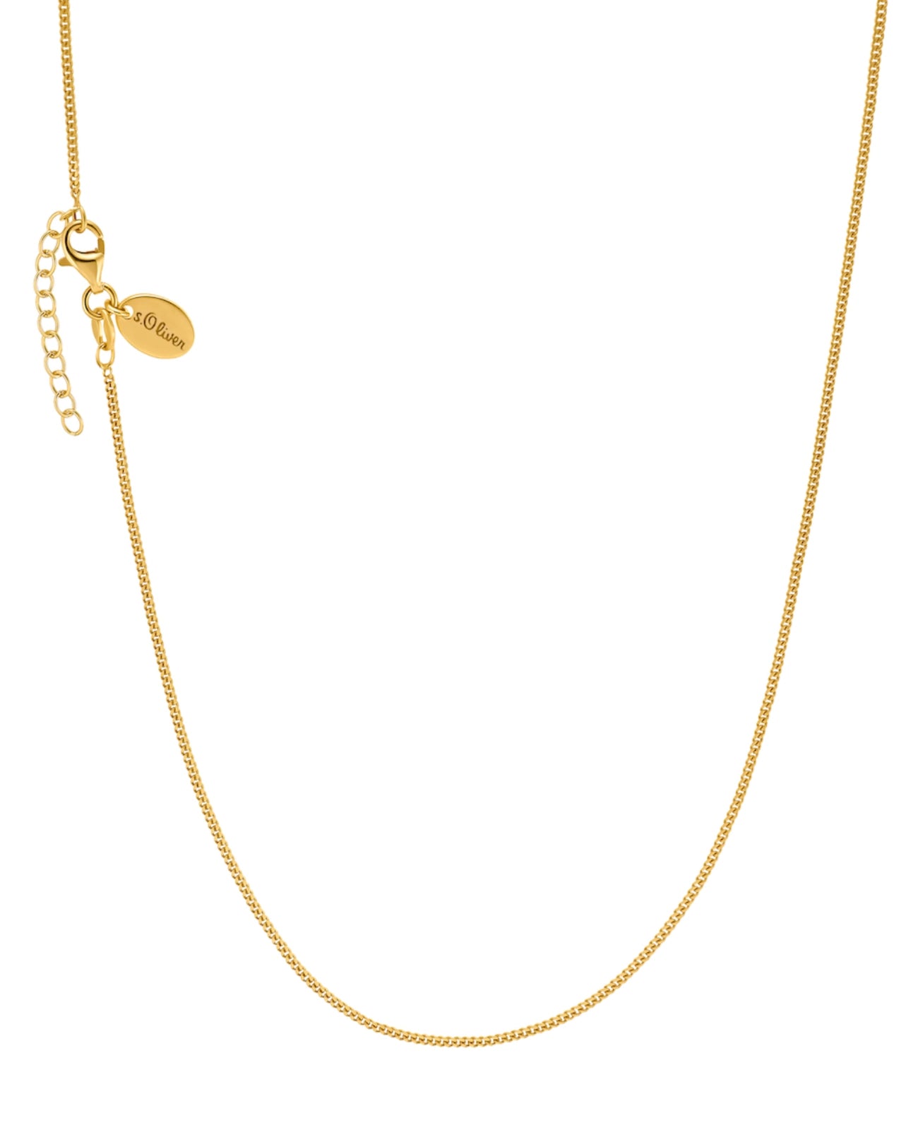 collierkette panzer gold mit karabiner verschluss