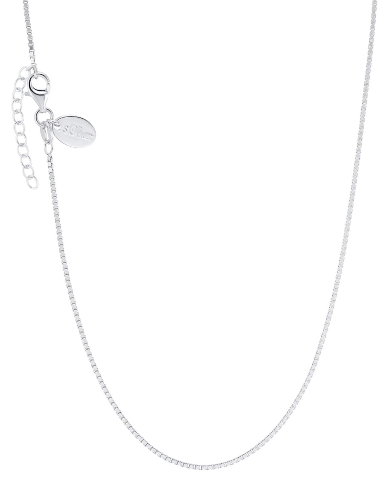 collierkette venezia silber mit karabiner verschluss