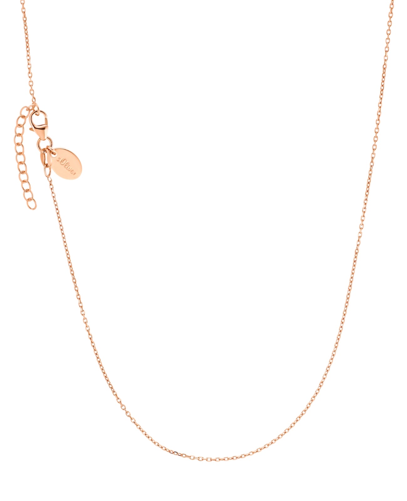 collierkette anker rosegold mit karabiner vesschluss