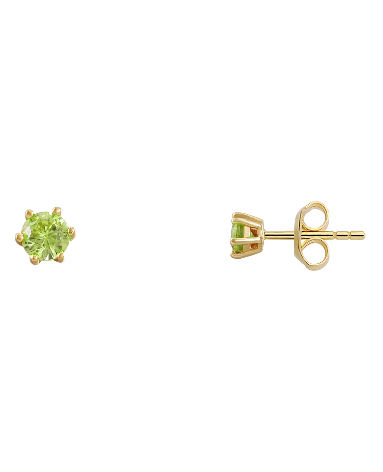 Peridot zirkoniastecker krappenfassung