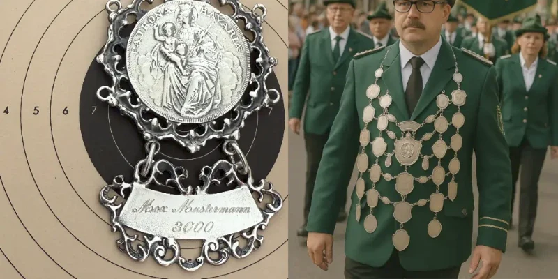 schützenkönig im festzug