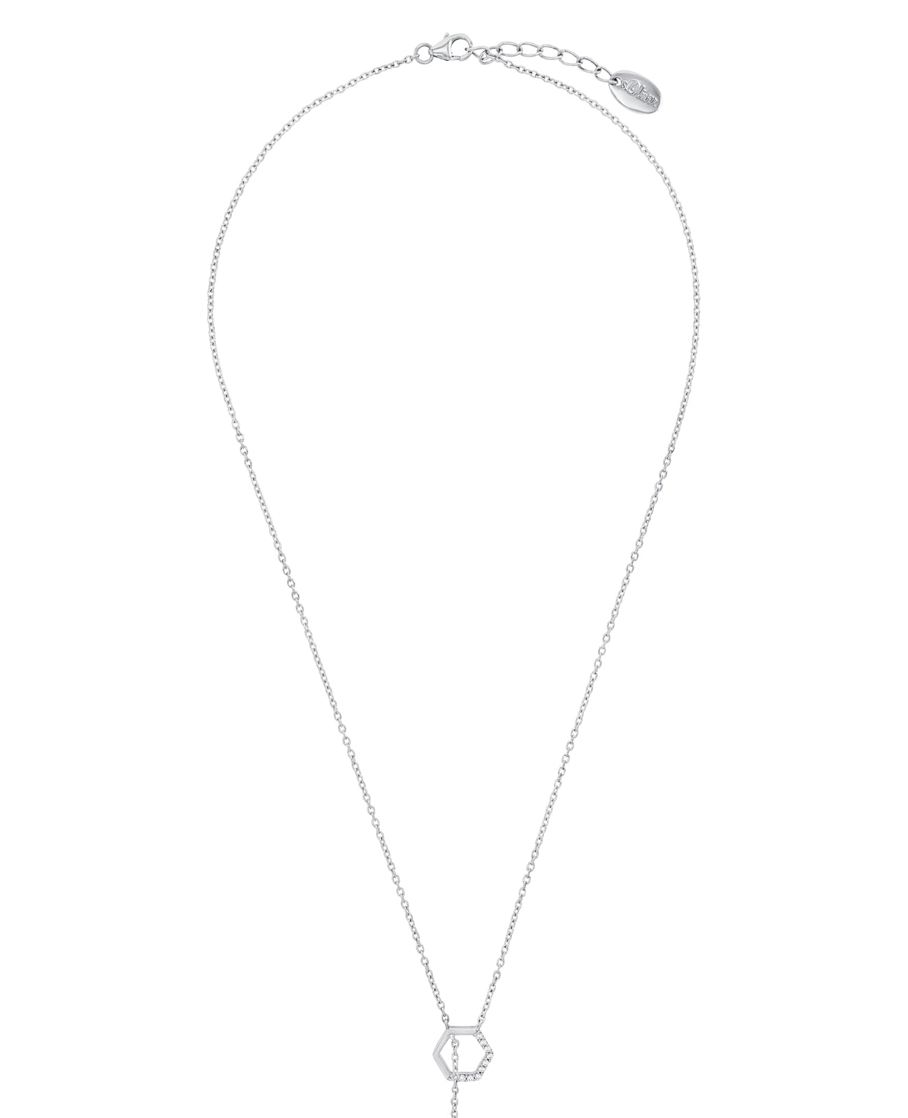 kette mit offenen Sechseck und kreis