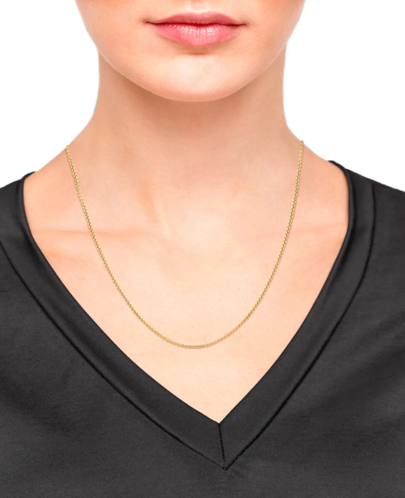 collierkette venezia gold mit karabiner verschluss