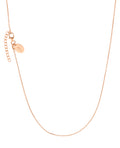 collierkette anker rosegold mit karabiner vesschluss
