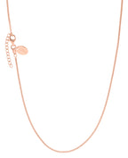 collierkette panzer rosegold mit karabiner vesschluss