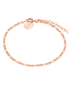 rosefarbenes phantasie armband rosafarben mit karabiner verschluss