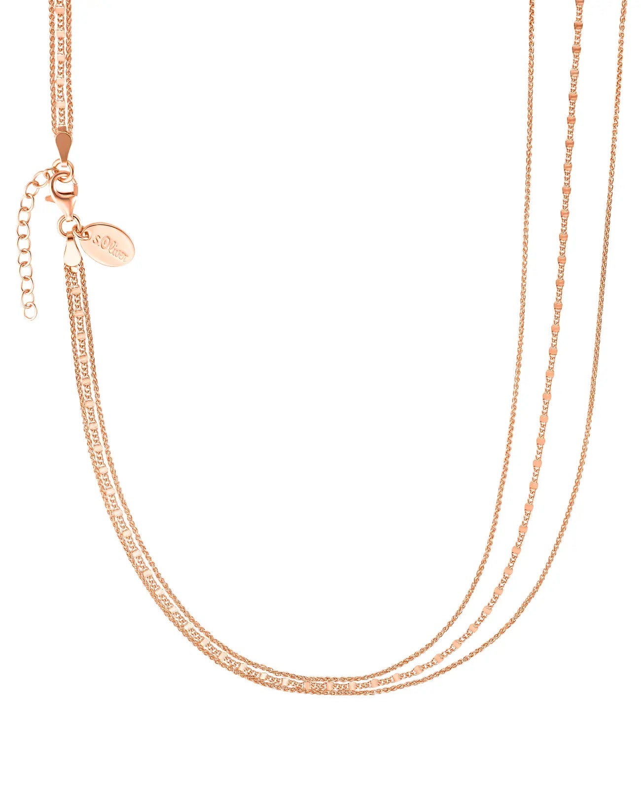 Dreireihige Kette mit karabiner verschluss