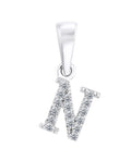 buchstabenanhaenger n silber mit zirkonia steinen