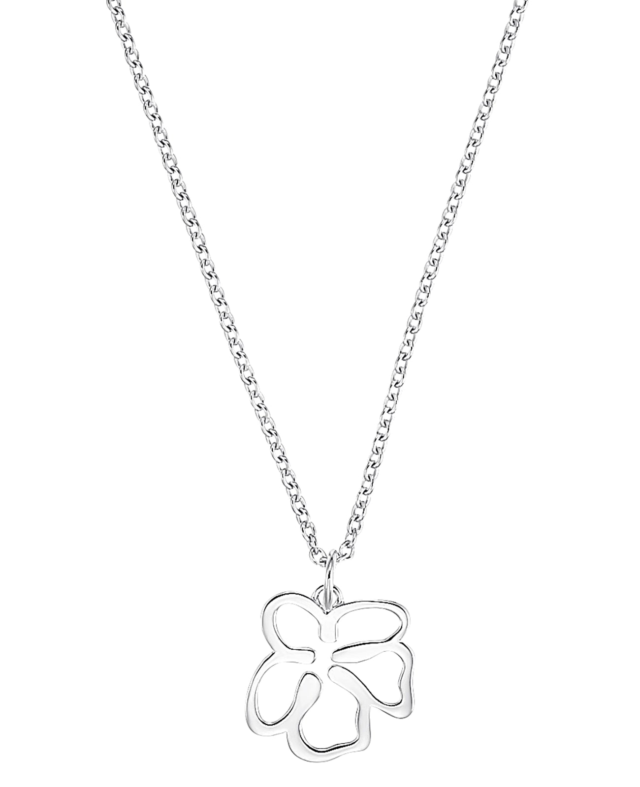 ankerkette mit blumenmotiv anhänger