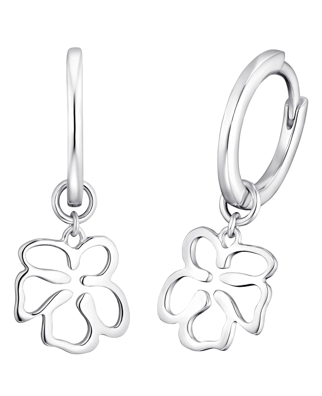 creolen mit blumenmotiv Einhänger
