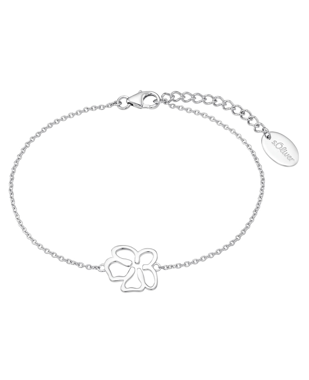 anker armband mit blumenmotiv mittelteil