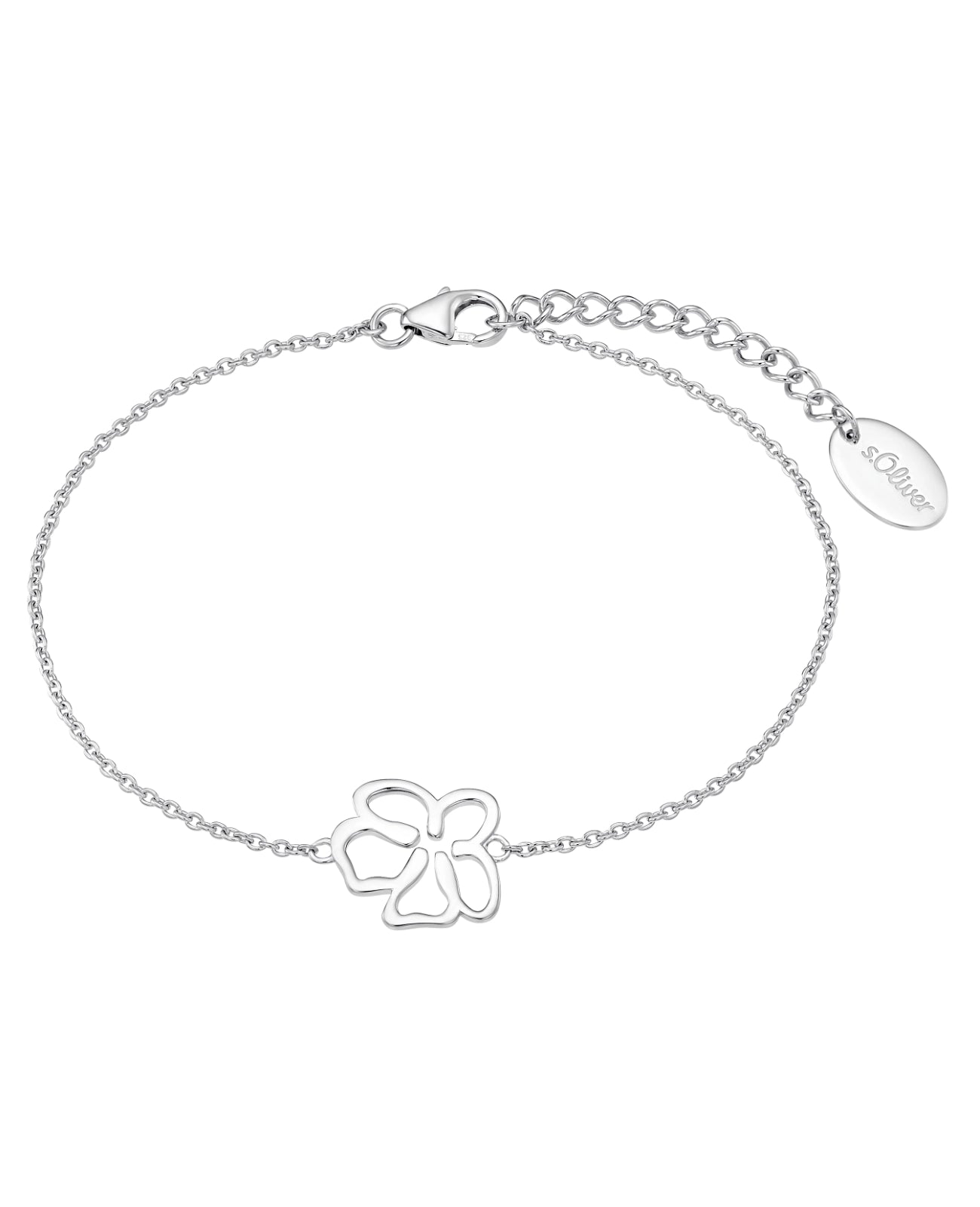 anker armband mit blumenmotiv mittelteil
