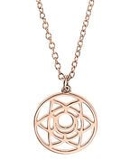 Ankerkette mit großen runden anhänger sakral chakra