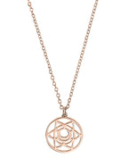 Ankerkette mit großen runden anhänger sakral chakra