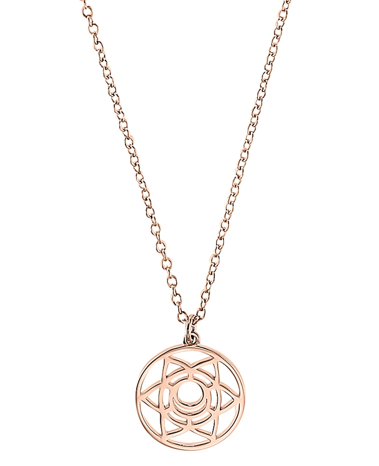 Ankerkette mit großen runden anhänger sakral chakra