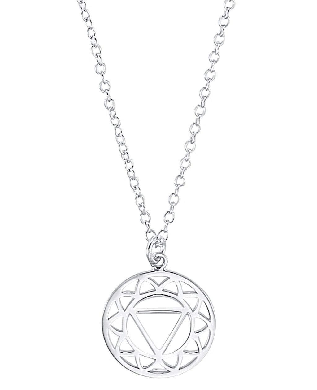 Ankerkette mit großen runden anhänger solarplexus chakra
