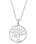 Ankerkette mit runden offenen Anhänger baum des Lebens