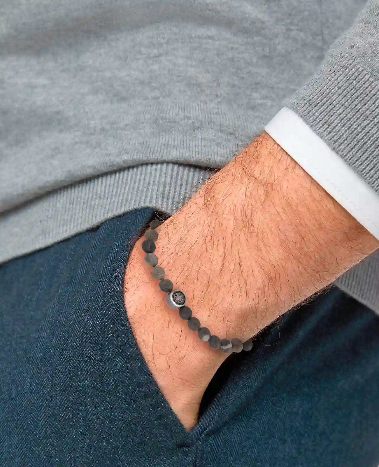 Kugel armband mit Kompassmotiv