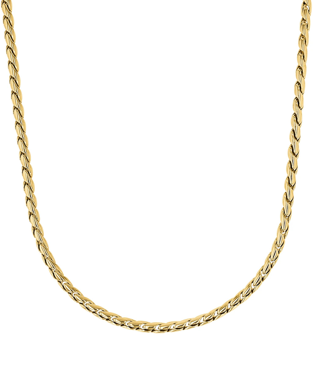 damen kette edelstahl goldfarben
