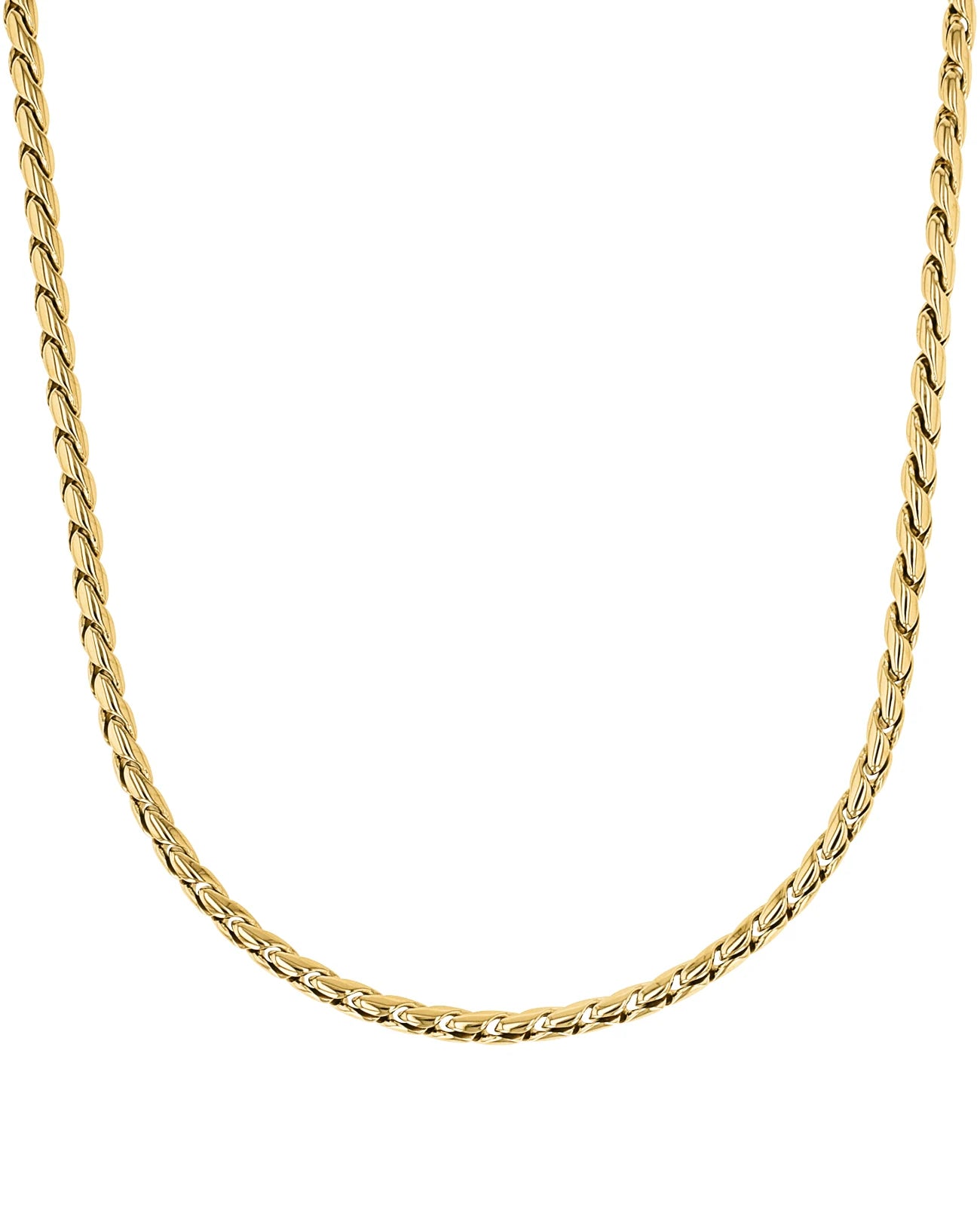 damen kette edelstahl goldfarben