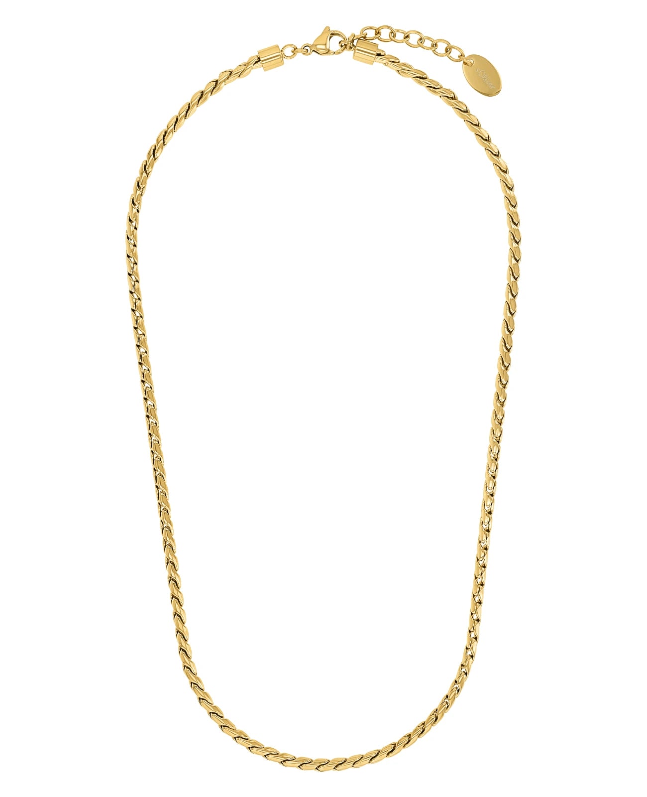 damen kette edelstahl goldfarben