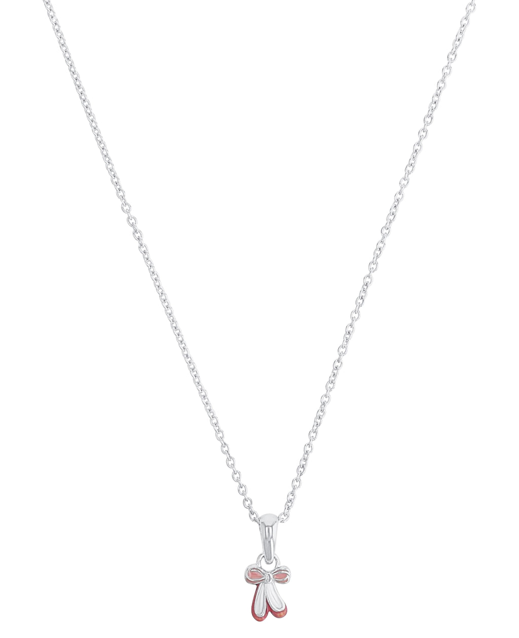 kinderkette mit anhaenger rosa ballerina schuhe