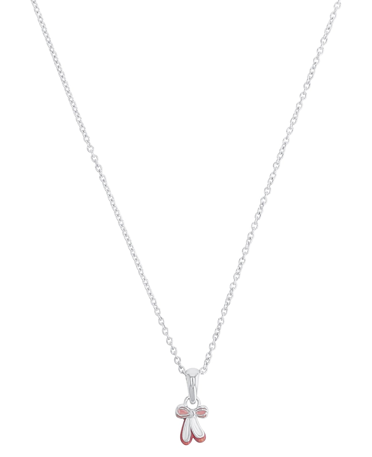kinderkette mit anhaenger rosa ballerina schuhe