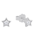 stern ohrstecker mit zirkonia