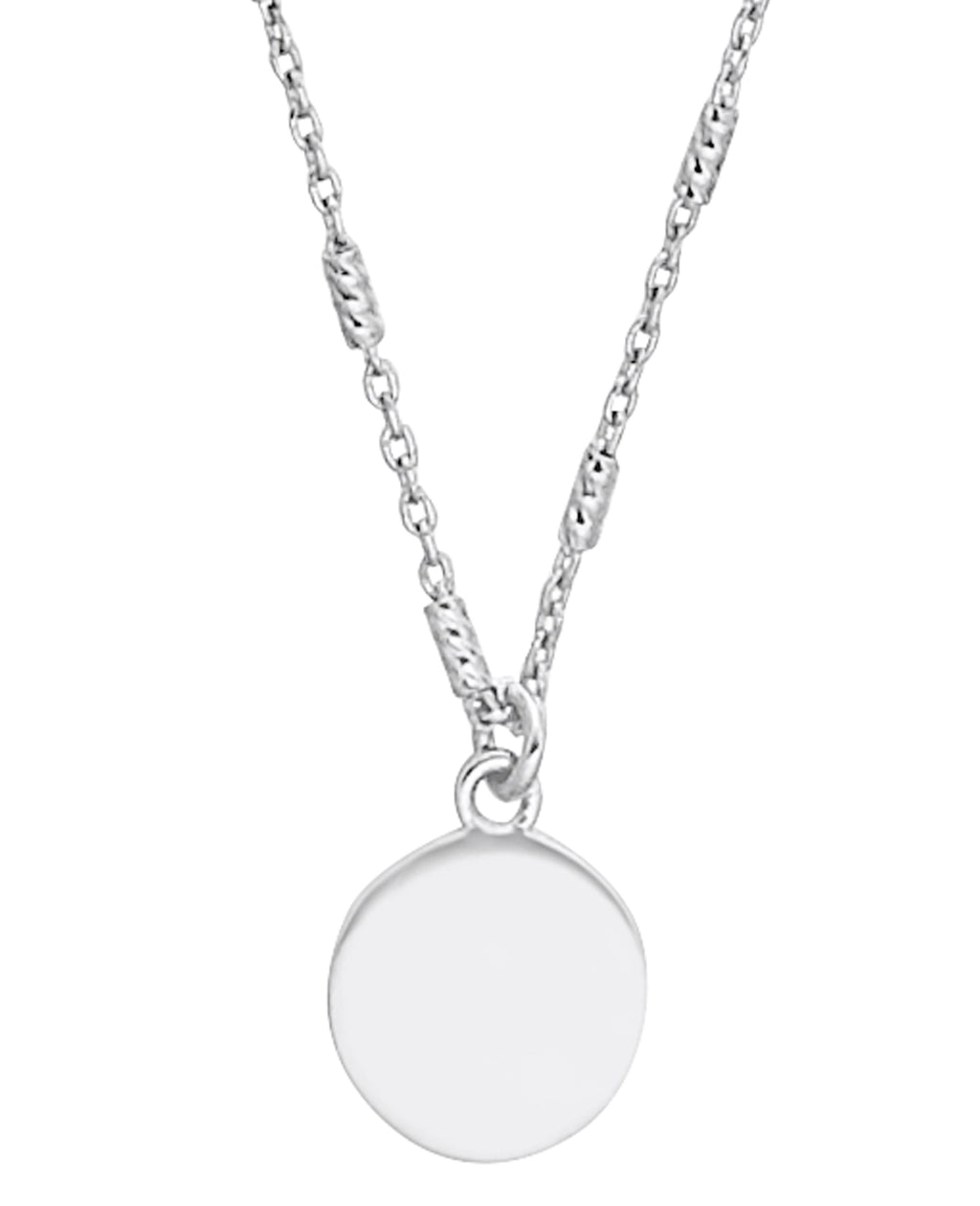 kette mit flachen Scheiben anhänger