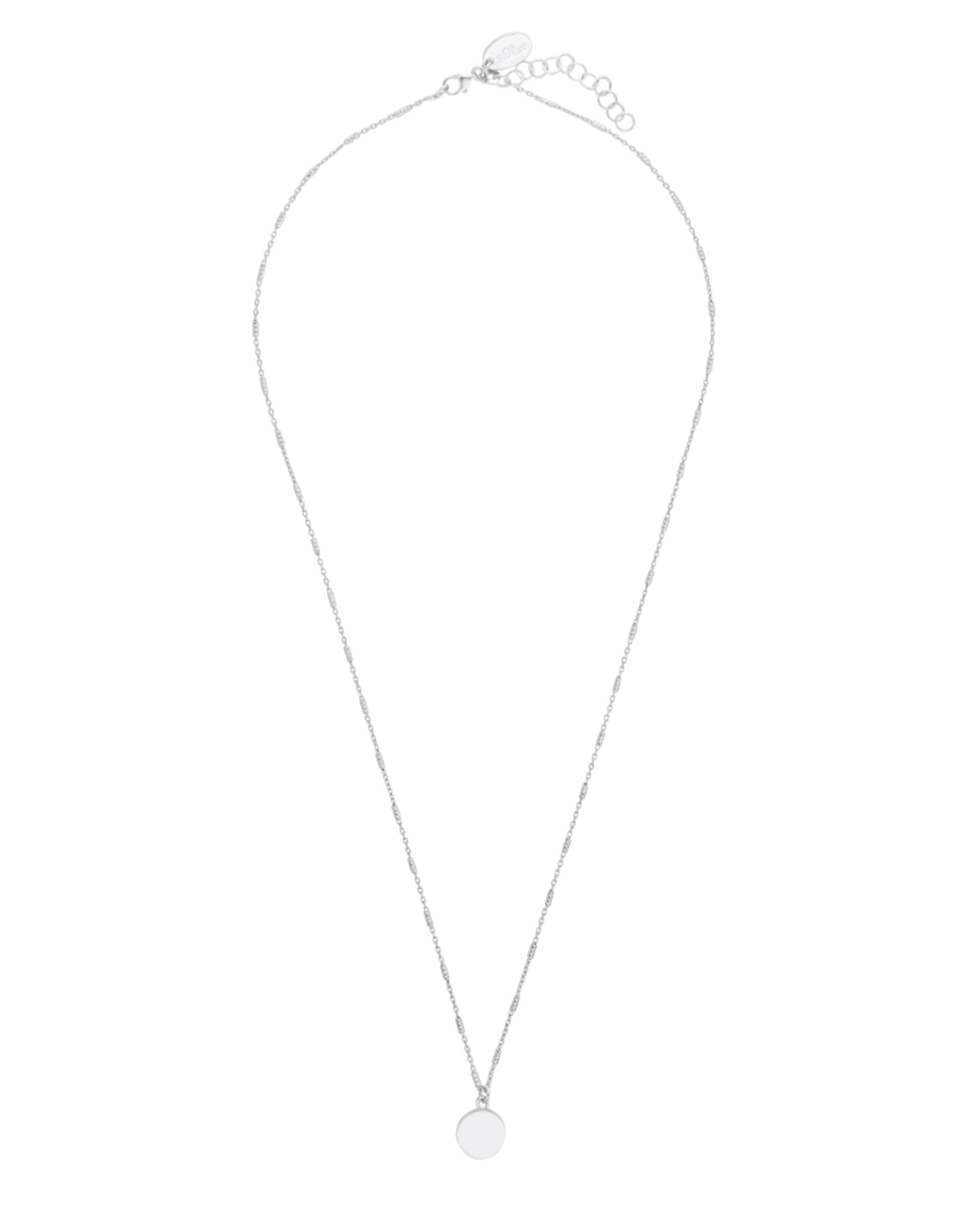 kette mit flachen Scheiben anhänger