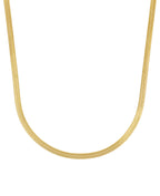 breite flache schlangenkette