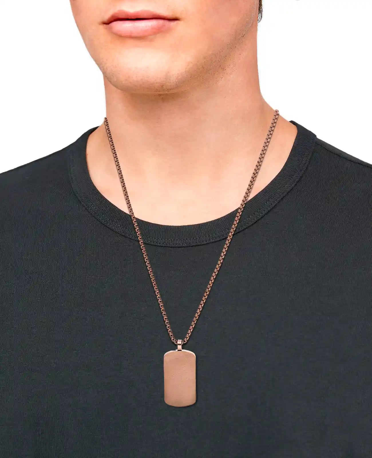 veneziakette mit dog tag anhaenger