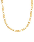 breite figaro kette gold mit karabiner verschluss