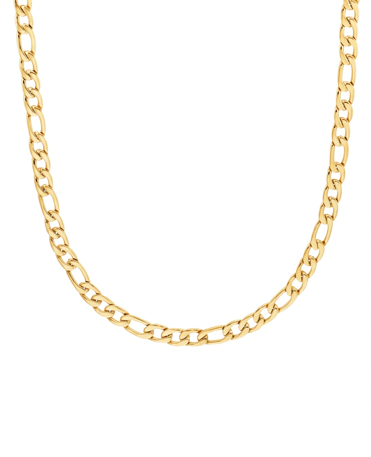 breite figaro kette gold mit karabiner verschluss