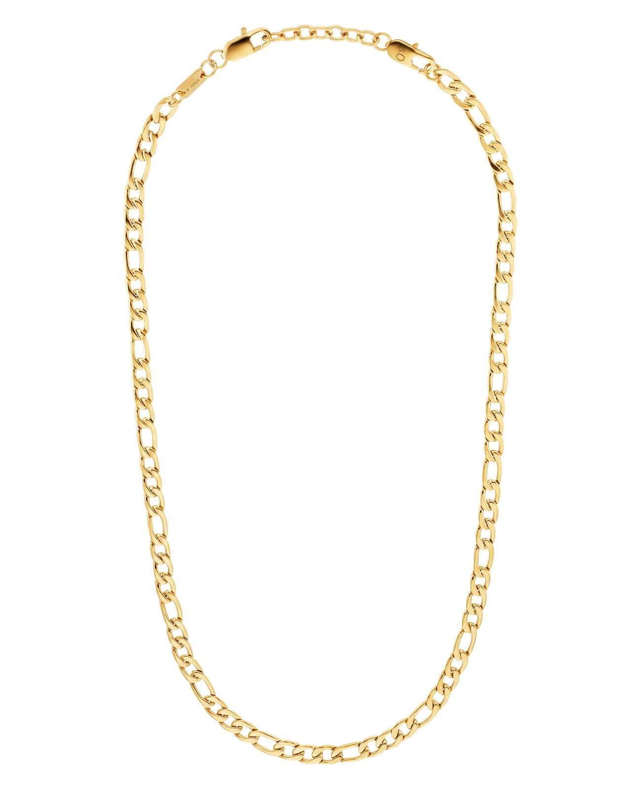 breite figaro kette gold mit karabiner verschluss