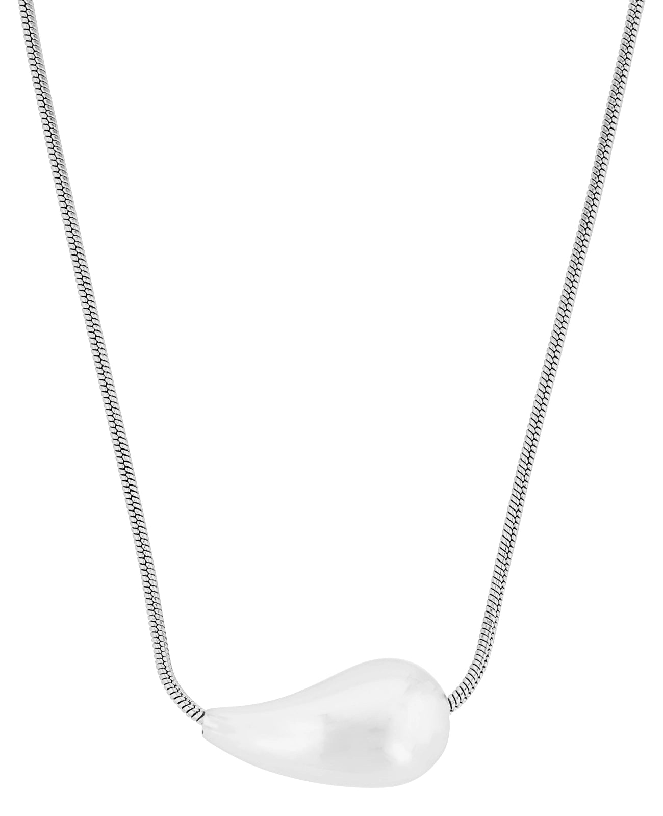 Schlangenkette mit tropfen anhänger