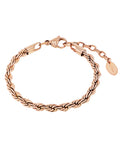 kordel armband rosegold mit karabinerverschluss