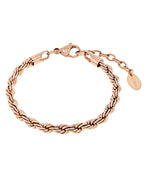 kordel armband rosegold mit karabinerverschluss