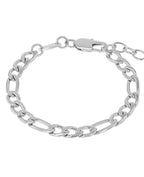 figaro armband mit karabinerverschluss