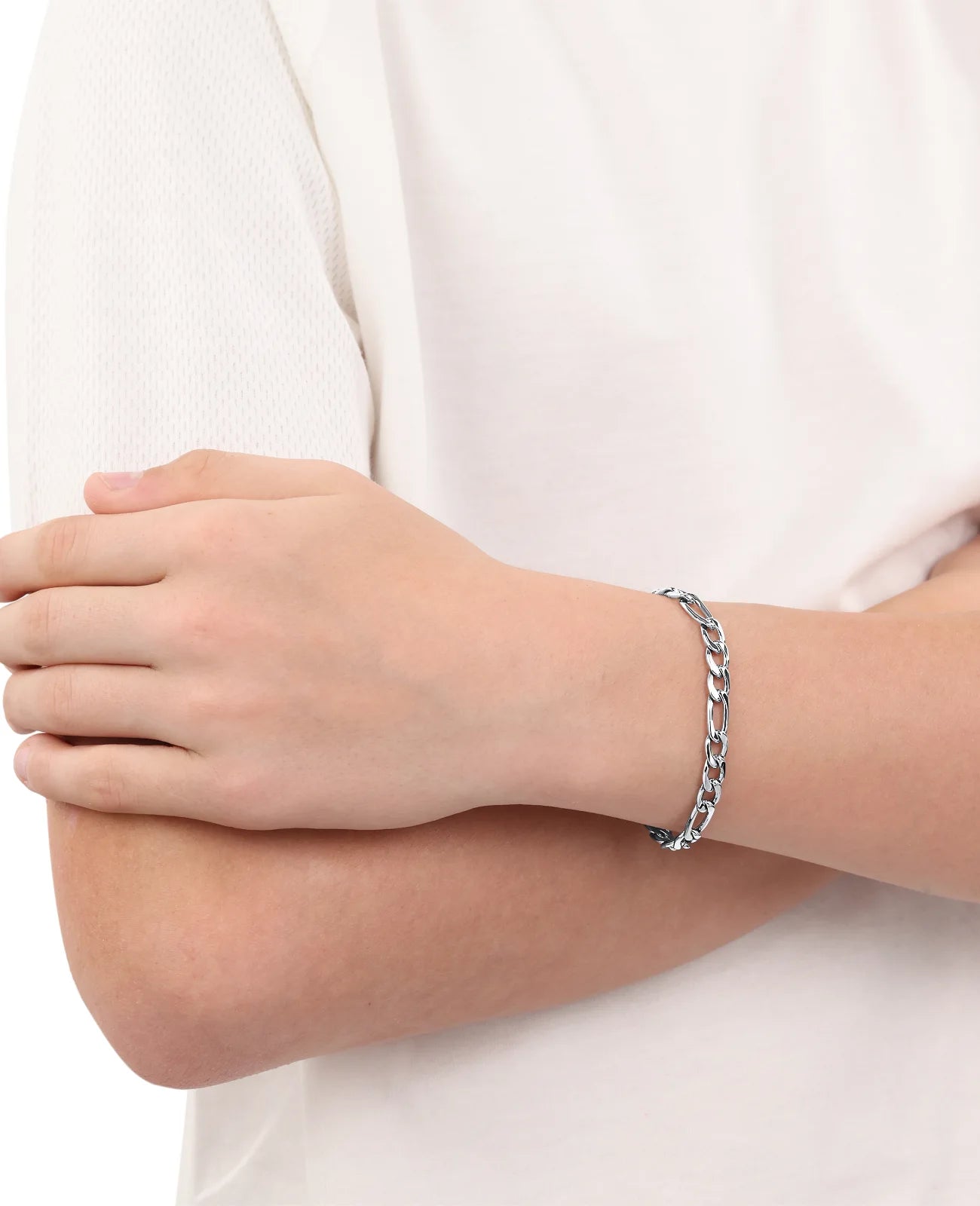 figaro armband mit karabinerverschluss