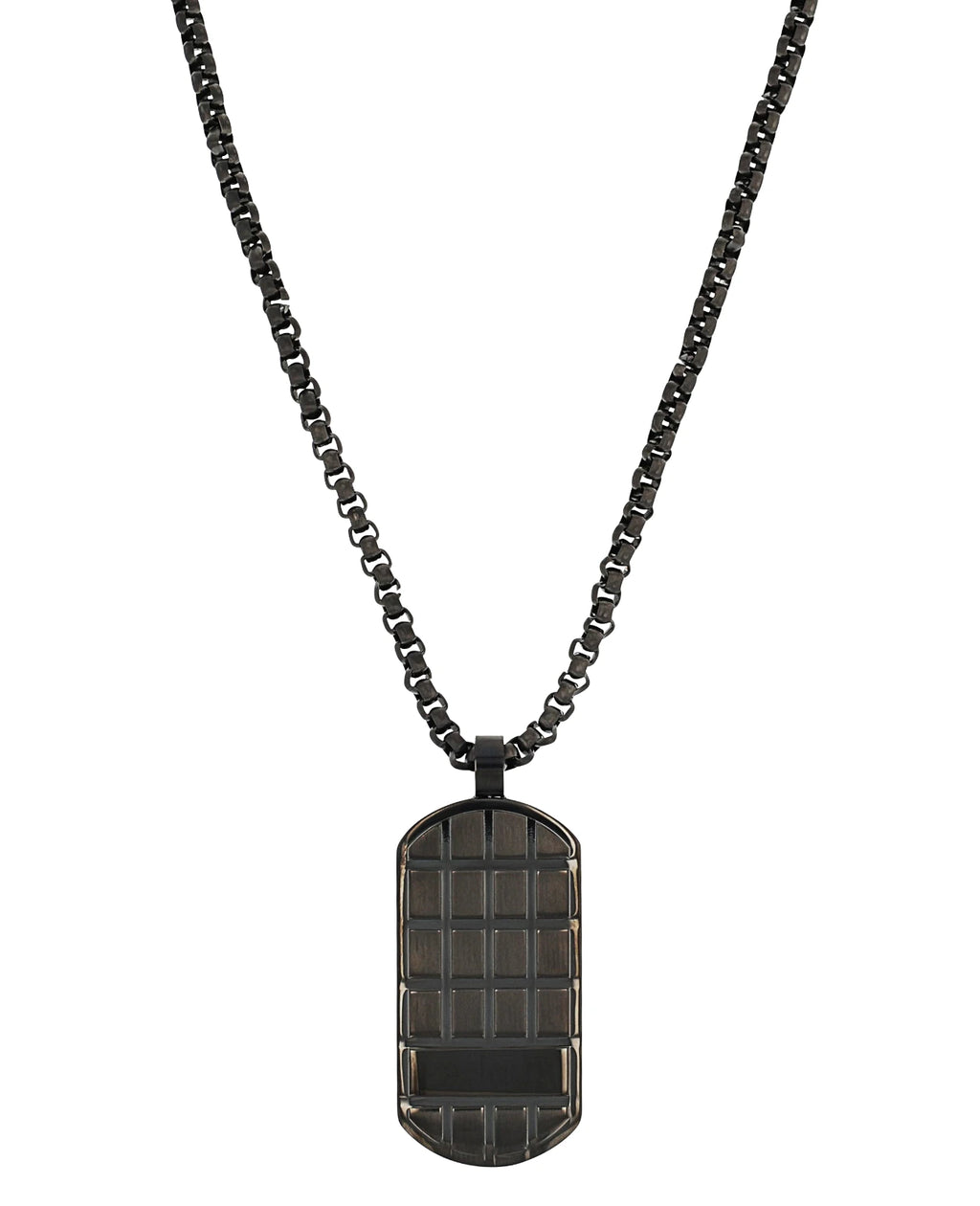 Venezia Halskette mit dog Tag Anhänger gemustert