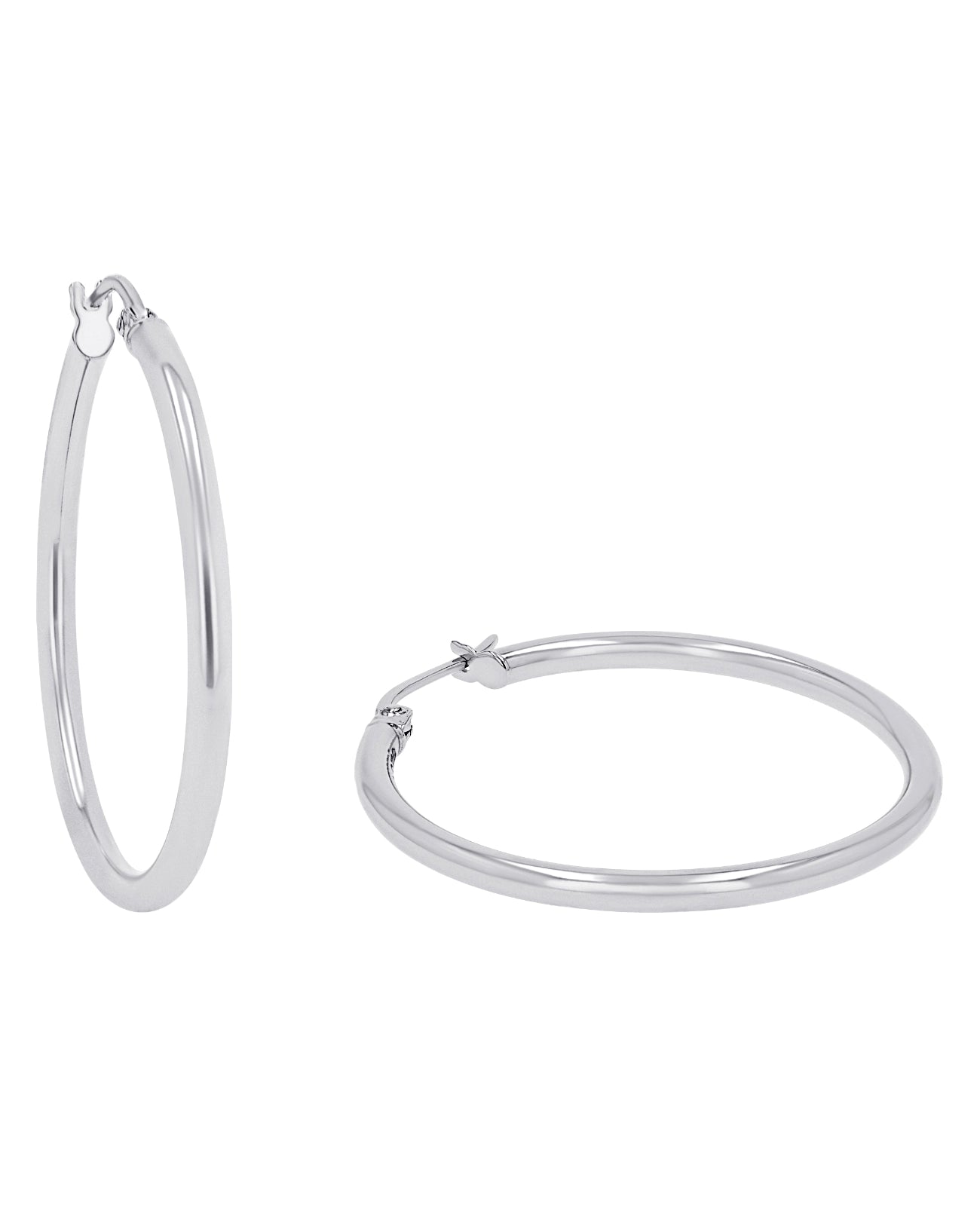 einfache runde rohrcreolen mit Klappbügel s.Oliver