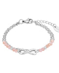 2 reihiges armkettchen mit unendlichkeit