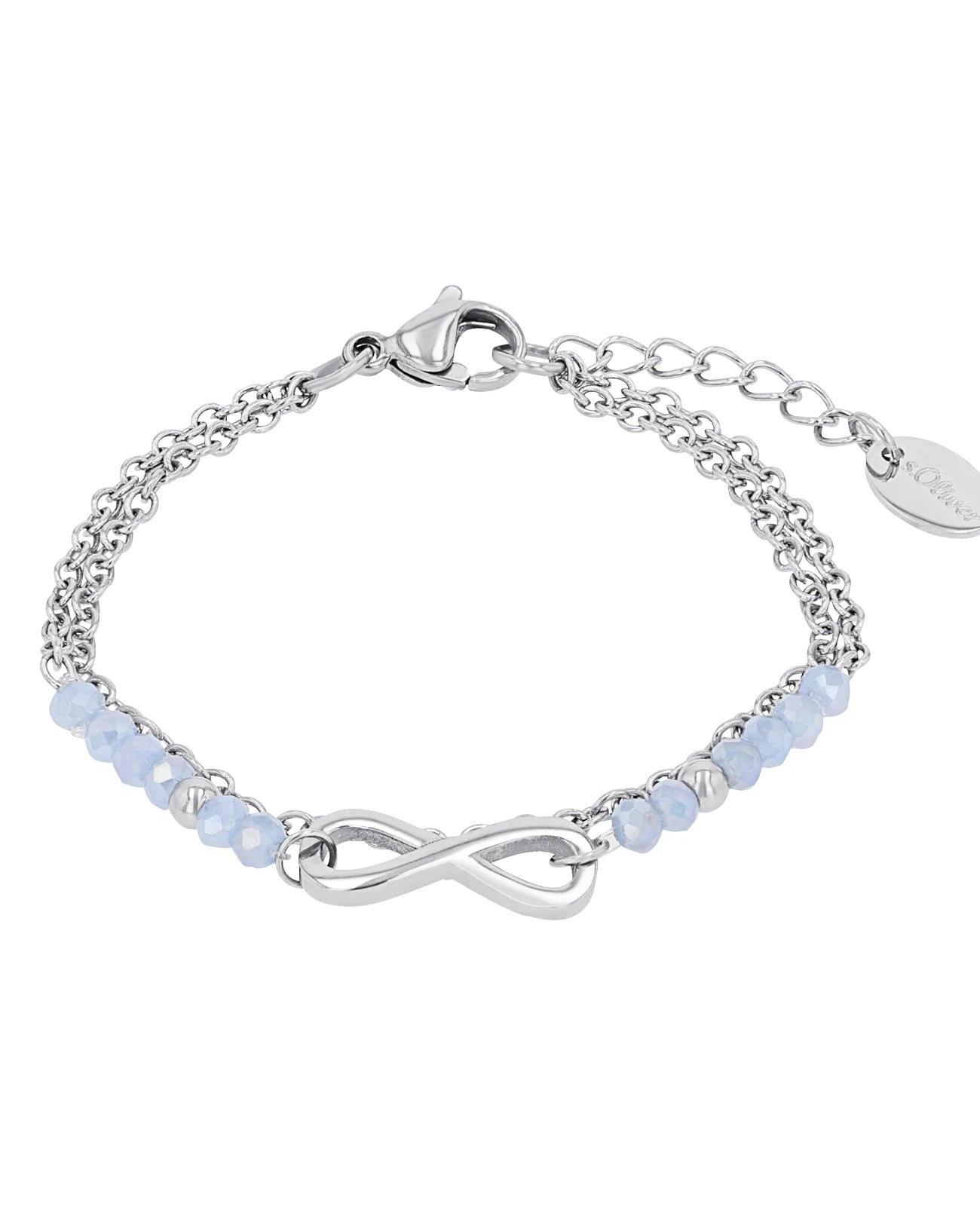 2 reihiges armkettchen mit unendlichkeit
