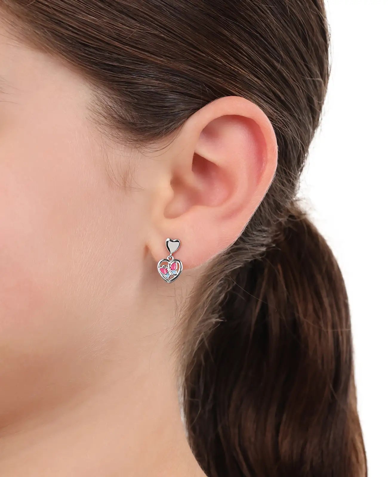 Prinzessin Lillifee Herzohrstecker Für Mädchen Aus 925er Silber Emaille 2037935 Prinzessin Lillifee Herzohrstecker Für Mädchen Aus 925er Silber Emaille 2037935