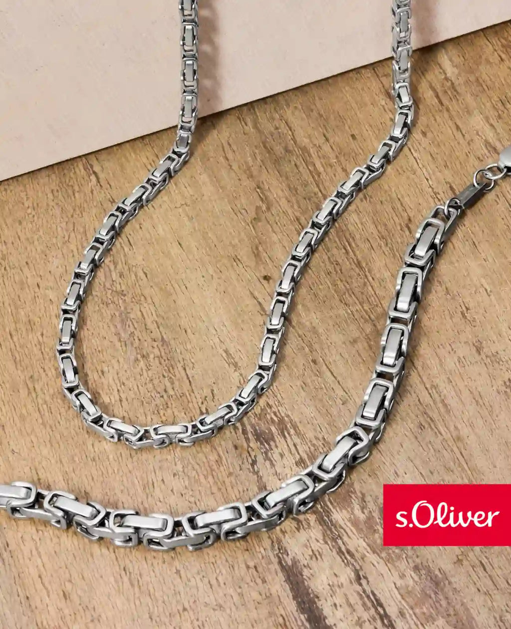 königsketten ähnliches Muster mit karabiner verschluss