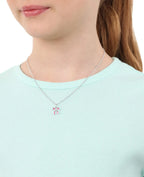 ankerkette mit roter schleife anhänger