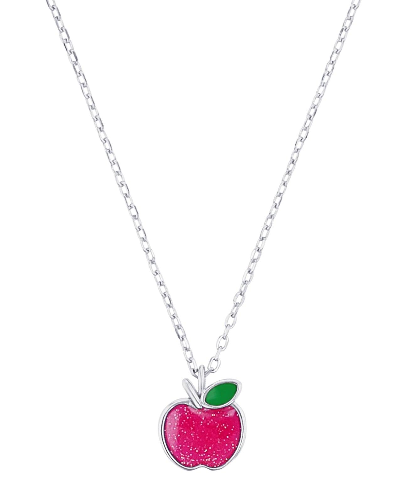 Ankerkette mit roten Apfel anhänger