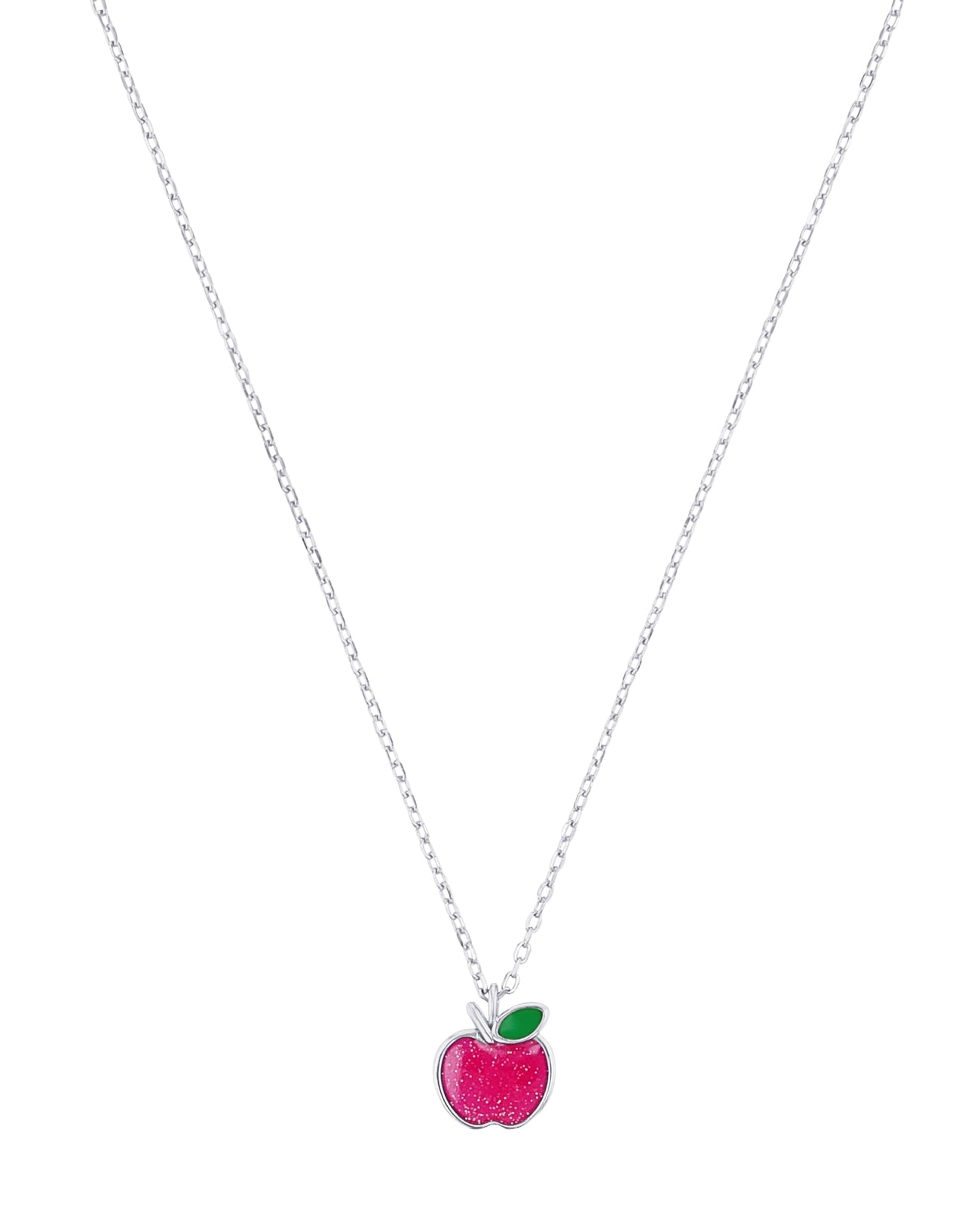 Ankerkette mit roten Apfel anhänger