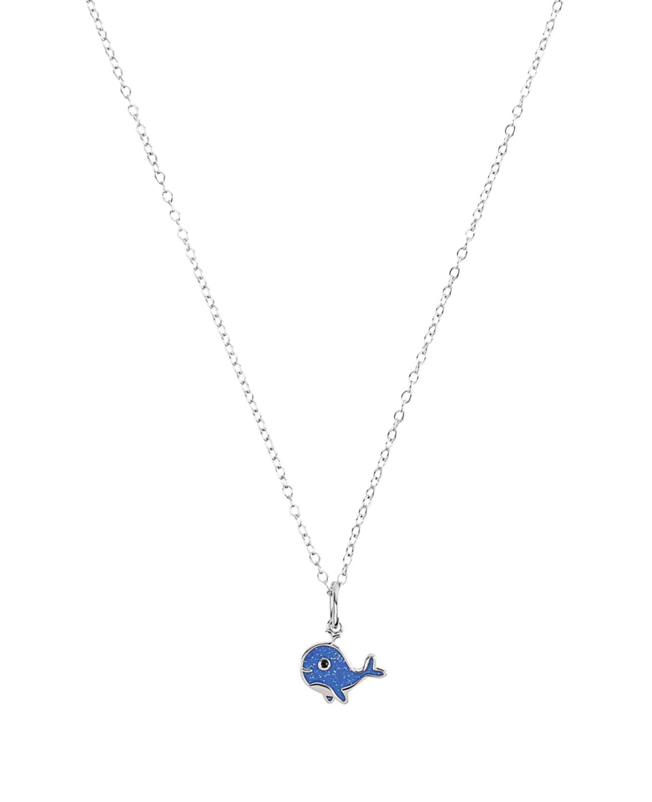 Ankerkette mit Anhänger blauer Wal